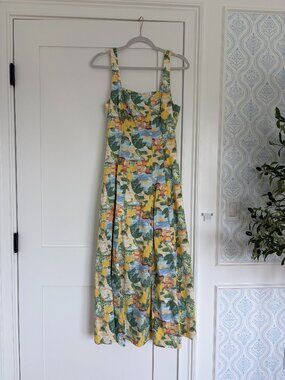 Abercrombie & Fitch Italian Summer Print Maxi Dress